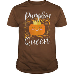 Pumpkin Queen Cute Pumpkin Spice Season Halloween T-shirt