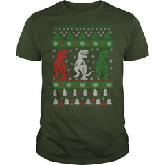 Tyrannosaurus Ugly Christmas Sweater New