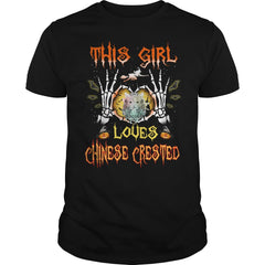 This Girl Loves Chinese Crested Halloween