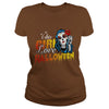 Image of Halloween Womens This Girl Love Halloween T-Shirt Girl Halloween T-shirt