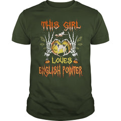 This Girl Loves ENGLISH POINTER Halloween