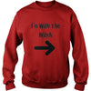Image of Mens Mens Halloween Couples Costume Shirt Im With The Witch