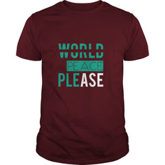 Peace  World peace please
