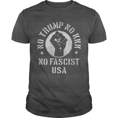 No Trump No Fascist USA protest shirt