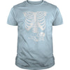Image of Baby Skeleton Ribs Halloween Maternity Pregnant T-shirt