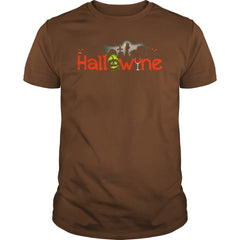 HALLOWINE T SHIRT HALLOWEEN COSTUME GIFT