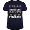 Image of begin a fan  saints