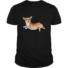 halloween corgi mummy T shirt