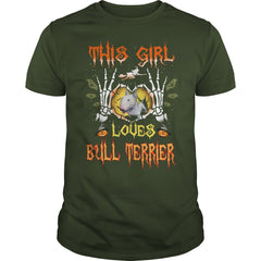 This Girl Loves Bull Terrier Halloween
