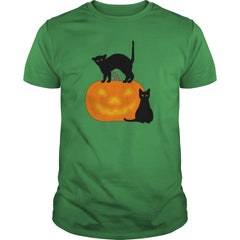 Halloween Cat and Pumpkin 1