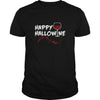 Image of WINE AND BLOOD TEE SCREAMS HALLOWEEN and WINE