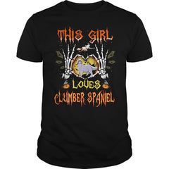 This Girl Loves Clumber Spaniel Halloween