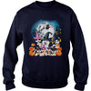 Image of SIBERIAN HUSKY T SHIRT HAPPY HALLOWEEN SHIRT
