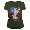 Image of arizona Deer Hunting US Flag shirt