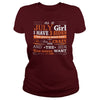 Image of AS A JULY GIRL I HAVE THREE SIDES TSHIRT BIRTHDAY GIFT SHIRT