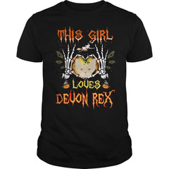 This Girl Loves Devon Rex Halloween