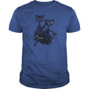 Image of Three Transparent Black Cats