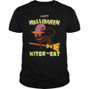 Image of Happy Halloween Trick Or Treat Witch Cat