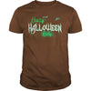 Image of CRAZY HALLOWEEN LADY T-SHIRT FUNNY HALLOWEEN GIFT