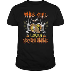 This Girl Loves Caucasian Shepherd Halloween