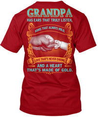 Grandpa has ears that truly listen