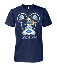 Detroit Lions - Cute Mickey Mouse T-shirt