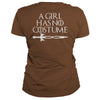 Image of A Girl Has No Costume No Name Funny Halloween