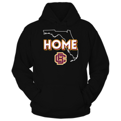 Bethune-Cookman Wildcats - Home With State Outline