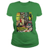 Image of Vintage Style Sci Fi Horror Movie Poster Collage T-Shirt