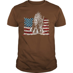 NATIVE AMERICAN VINTAGE TEE AMERICANA SHIRT