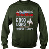 Image of WARNING  THIS MAN IS PROTECTED BY THE GOOD LORD AND A CRAZY HORSE LADY