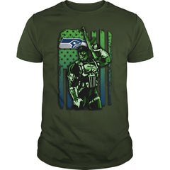 Seahawks Flag Punisher Tshirt, Seahawks Flag Punisher Hoodies
