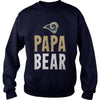 Image of Iam A Rams Papa Bear TShirt