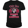 Image of Girl Loves Falcons And Braves TShirt