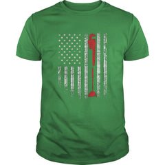 Plumber American Flag Vintage TShirt