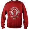 Image of No Trump No Fascist USA protest shirt