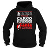 Image of Nice To Cargo Supervisor Santa Watching Christmas T Shirt