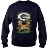 Image of Packers Mickey Haloween Tshirt, Packers Mickey Haloween Hoodies