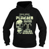 Image of Mens Funny Plumber TShirt Skull Graphic Plumber Gift Tee