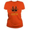 Image of Witch and cat  halloween funny T Shirt