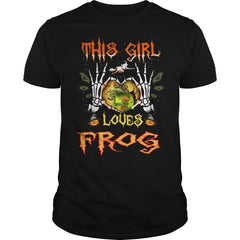This Girl Loves Frog Halloween