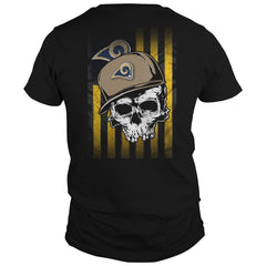 flag skull  rams