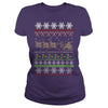 Image of Ugly Christmas Sweater Inspired T-Shirt