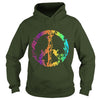 Image of Colored nature animal peace sign