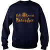 Image of Halloqueens are born in november funny halloween tshirt