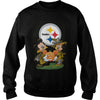Image of Steelers Mickey Haloween Tshirt, Steelers Mickey Haloween Hoodies