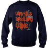 Image of WITCHES BREW WINE T SHIRT FUNNY HALLOWEEN DRINKING