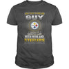 Image of NFL-STEELERS 163 GUY LOVES WINE