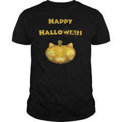 Happy HalloweenCat   Black