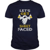 Image of Halloween Funny Alcohol Sheet Faced Halloween Beer T-shirt